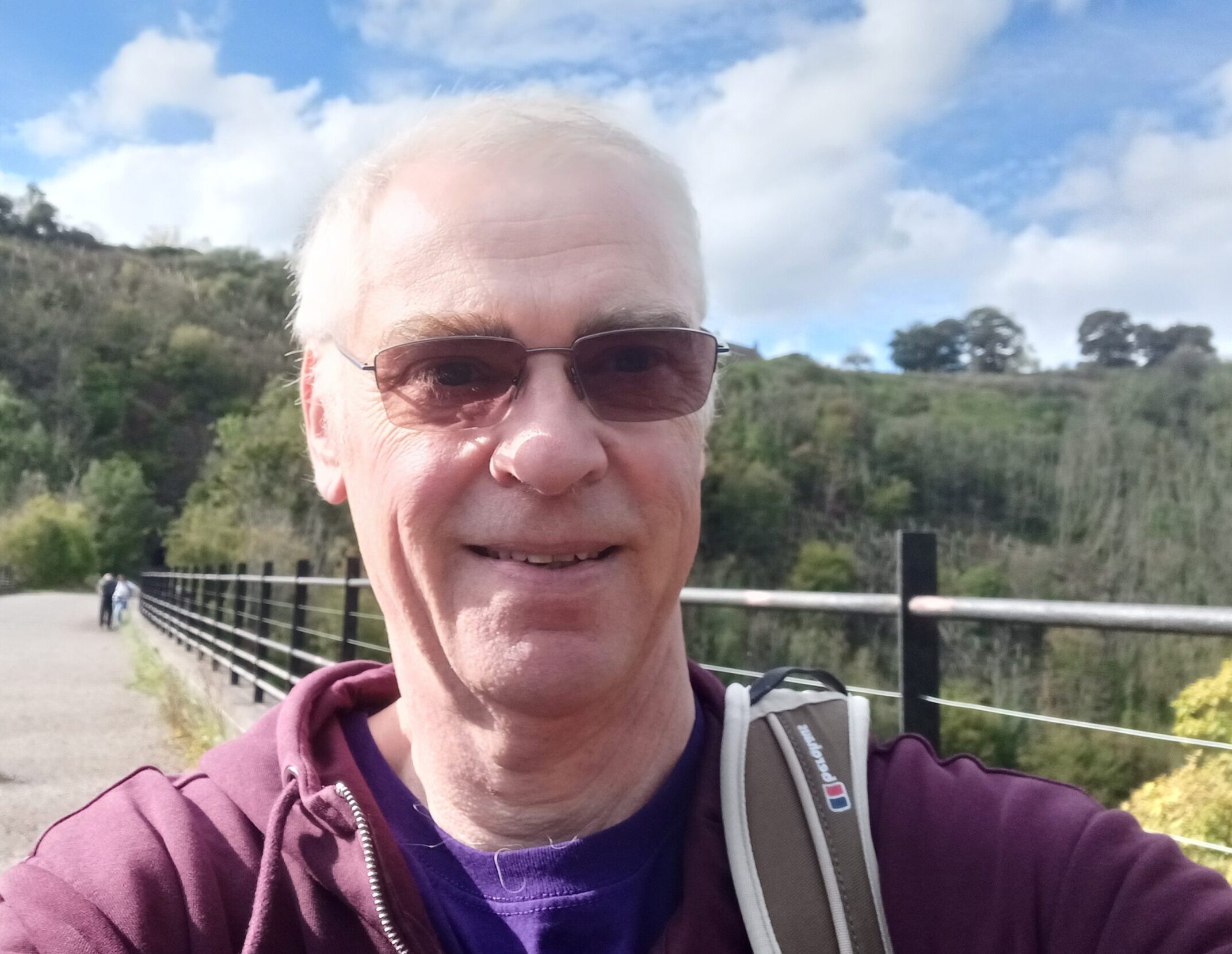 Me spoiling the view at the Headstone Viaduct
